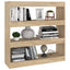 bogreol/rumdeler 100x30x103 cm sonoma-eg