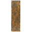 bogreol/rumdeler 80x30x103 cm konstrueret træ røget egetræ