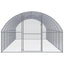hønsehus 3x8x2 m galvaniseret stål