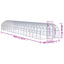 hønsehus 3x16x2 m galvaniseret stål