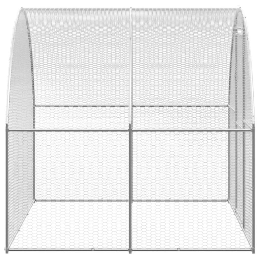 hønsehus 3x24x2 m galvaniseret stål