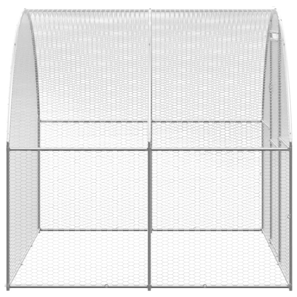 hønsehus 3x2x2 m galvaniseret stål