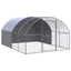 hønsehus 3x4x2 m galvaniseret stål