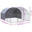 hønsehus 3x4x2 m galvaniseret stål