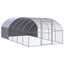 hønsehus 3x6x2 m galvaniseret stål