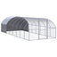hønsehus 3x8x2 m galvaniseret stål