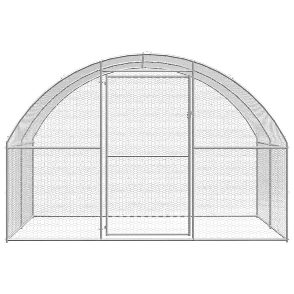 hønsehus 3x10x2 m galvaniseret stål