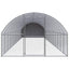 hønsehus 3x16x2 m galvaniseret stål