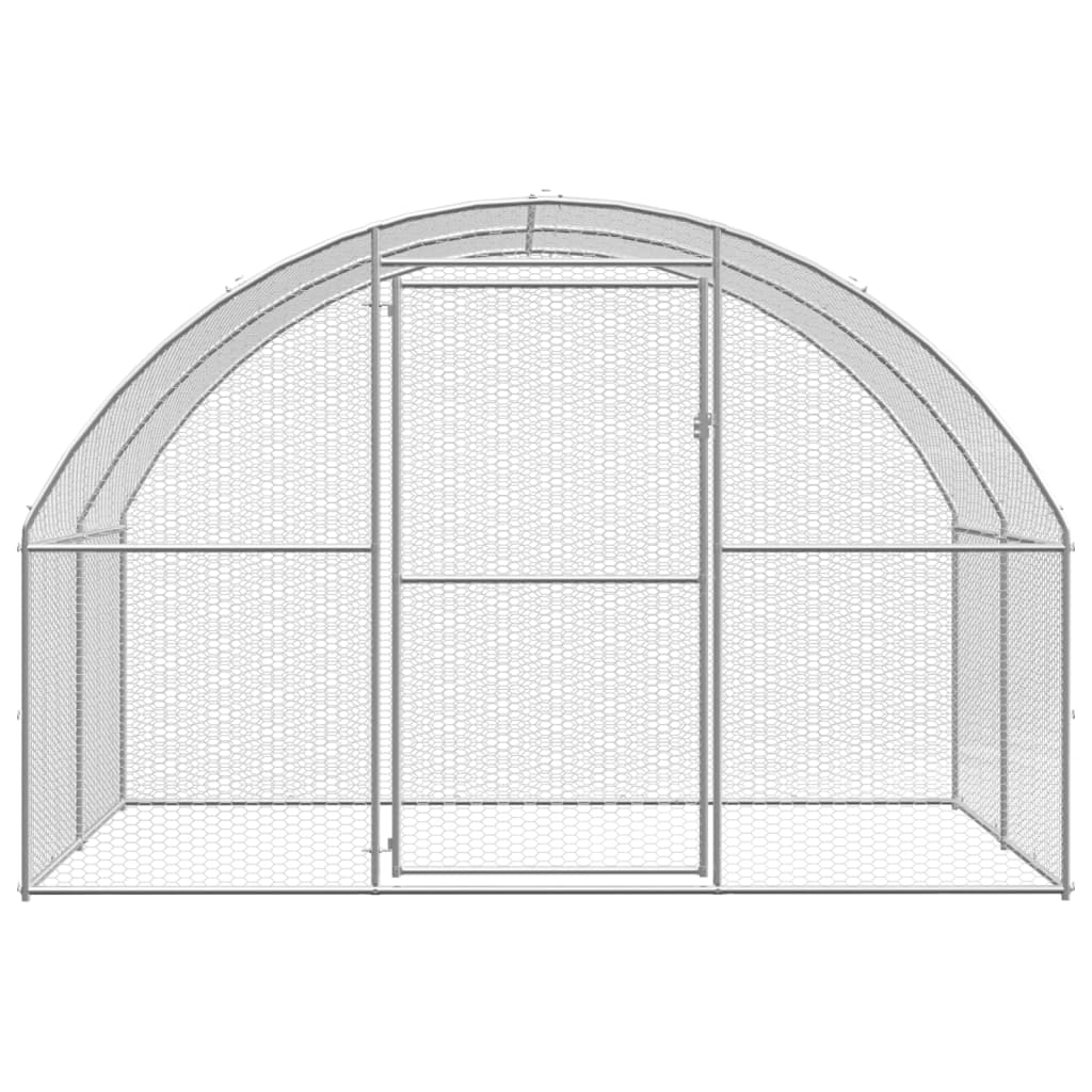 hønsehus 3x24x2 m galvaniseret stål