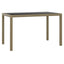 spisebordssæt til haven 3 dele med hynder polyrattan beige