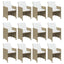 spisebordssæt til haven 13 dele med hynder polyrattan beige