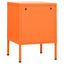 natborde 2 stk. 35x35x51 cm stål orange
