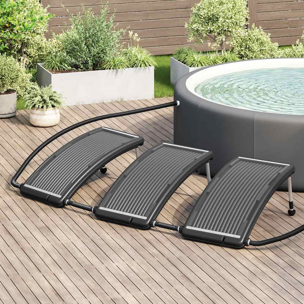 solvarmere til pool 3 stk. 110x65 cm billede