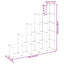 kubeformede opbevaringskasser 15 stk. PP sort