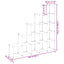 kubeformede opbevaringskasser 15 stk. PP transparent