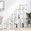 kubeformede opbevaringskasser 15 stk. PP transparent