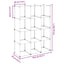 kubeformede opbevaringskasser 12 stk. PP transparent