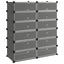 skoreol 94,5x36,5x106 cm PP sort