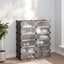 skoreol 94,5x36,5x106 cm PP sort