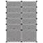 skoreol 94x37x125 cm PP sort
