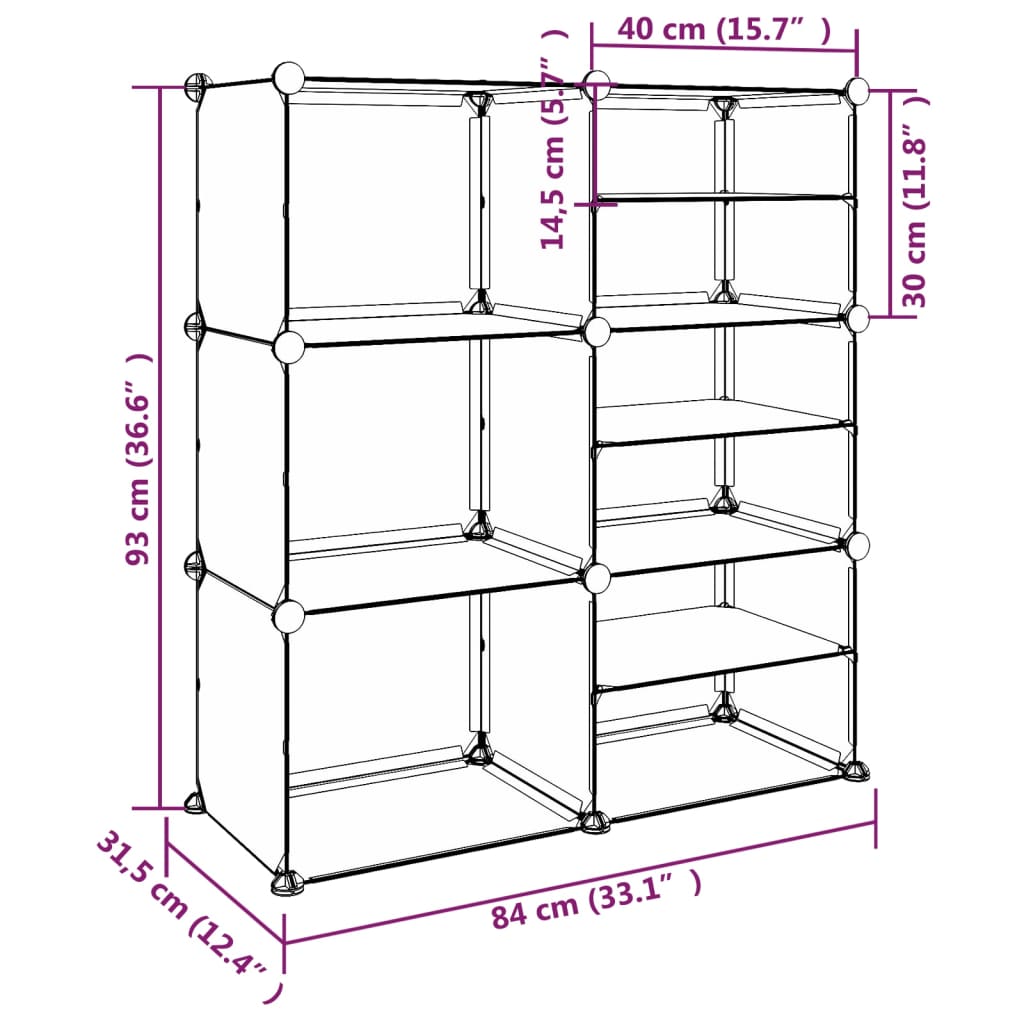 skoreol 84x31,5x93 cm PP transparent