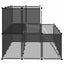 lille dyrebur 143x107x93 cm PP og stål sort