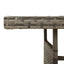 havebord 160x70x72 cm polyrattan og massivt akacietræ grå