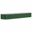 plantekasse 296x80x36 cm galvaniseret stål grøn