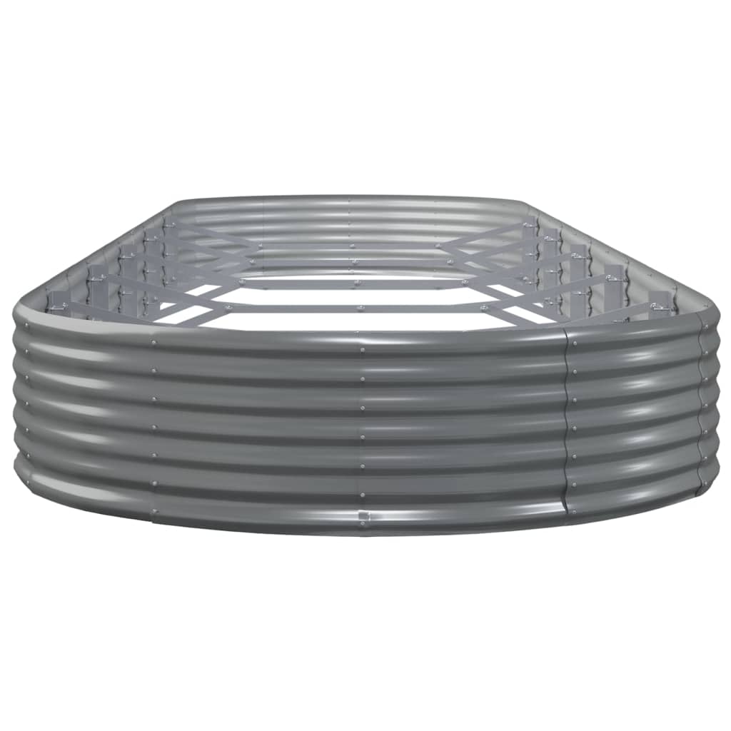 plantekasse 523x140x36 cm galvaniseret stål grå