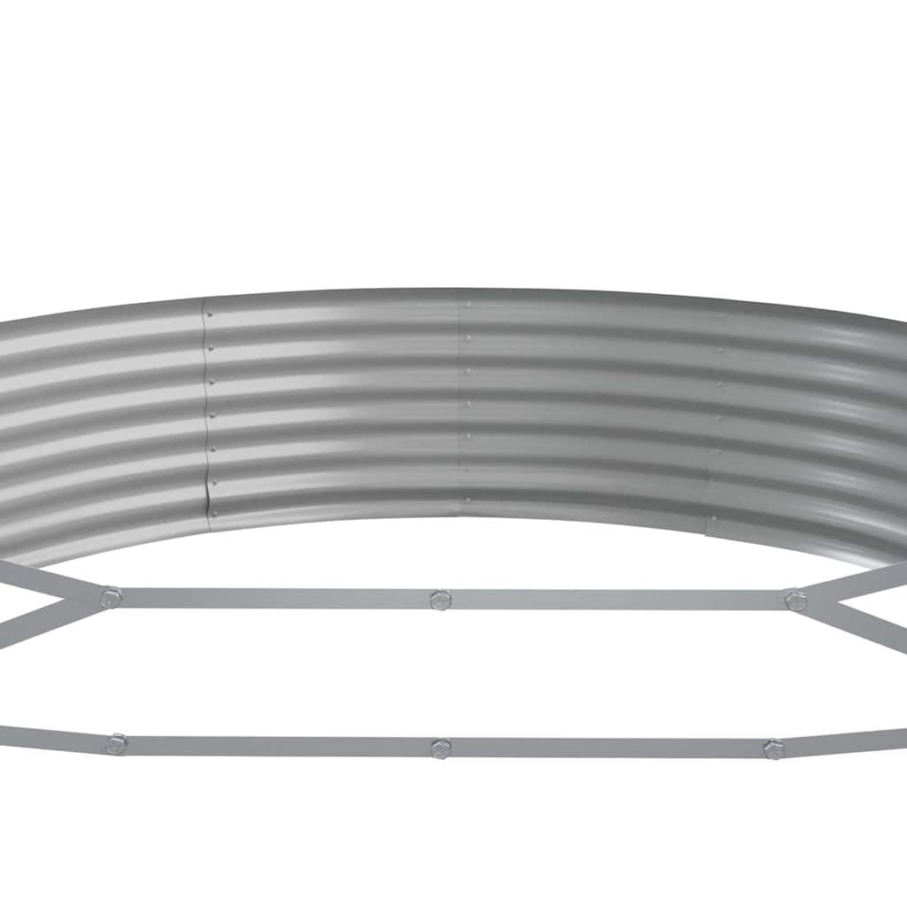 plantekasse 523x140x36 cm galvaniseret stål grå