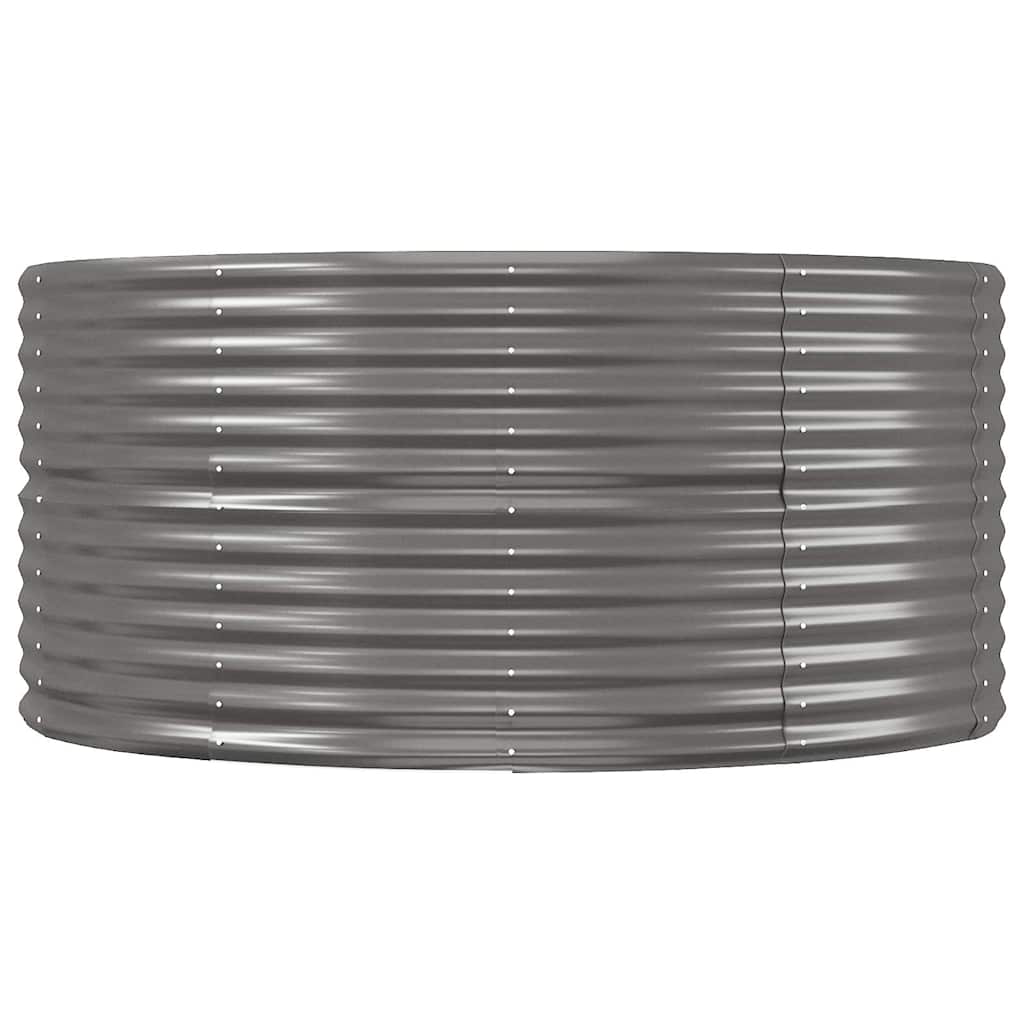 plantekasse 291x140x68 cm galvaniseret stål grå