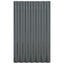 tagplader 12 stk. 60x36 cm galvaniseret stål antracitgrå