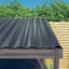 tagplader 12 stk. 60x36 cm galvaniseret stål antracitgrå