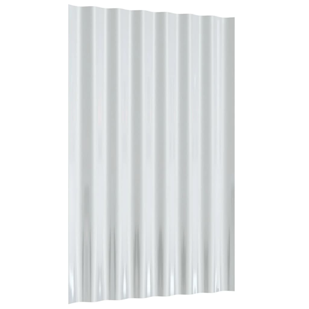 tagplader 36 stk. 60x36 cm galvaniseret stål grå