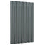 tagplader 36 stk. 60x36 cm galvaniseret stål antracitgrå