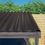 tagplader 36 stk. 80x36 cm galvaniseret stål brun