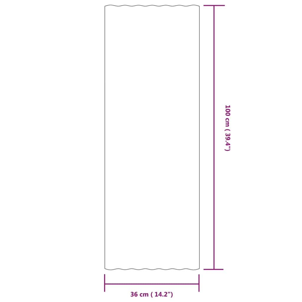 tagplader 12 stk. 100x36 cm galvaniseret stål grå