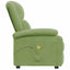 massagestol velour lysegrøn