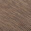 fladvævet udendørstæppe 80x250 cm brun