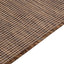 fladvævet udendørstæppe 200x280 cm brun