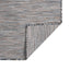 fladvævet udendørstæppe 100x200 cm brun og blå