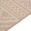 fladvævet udendørstæppe 80x250 cm stribet brun