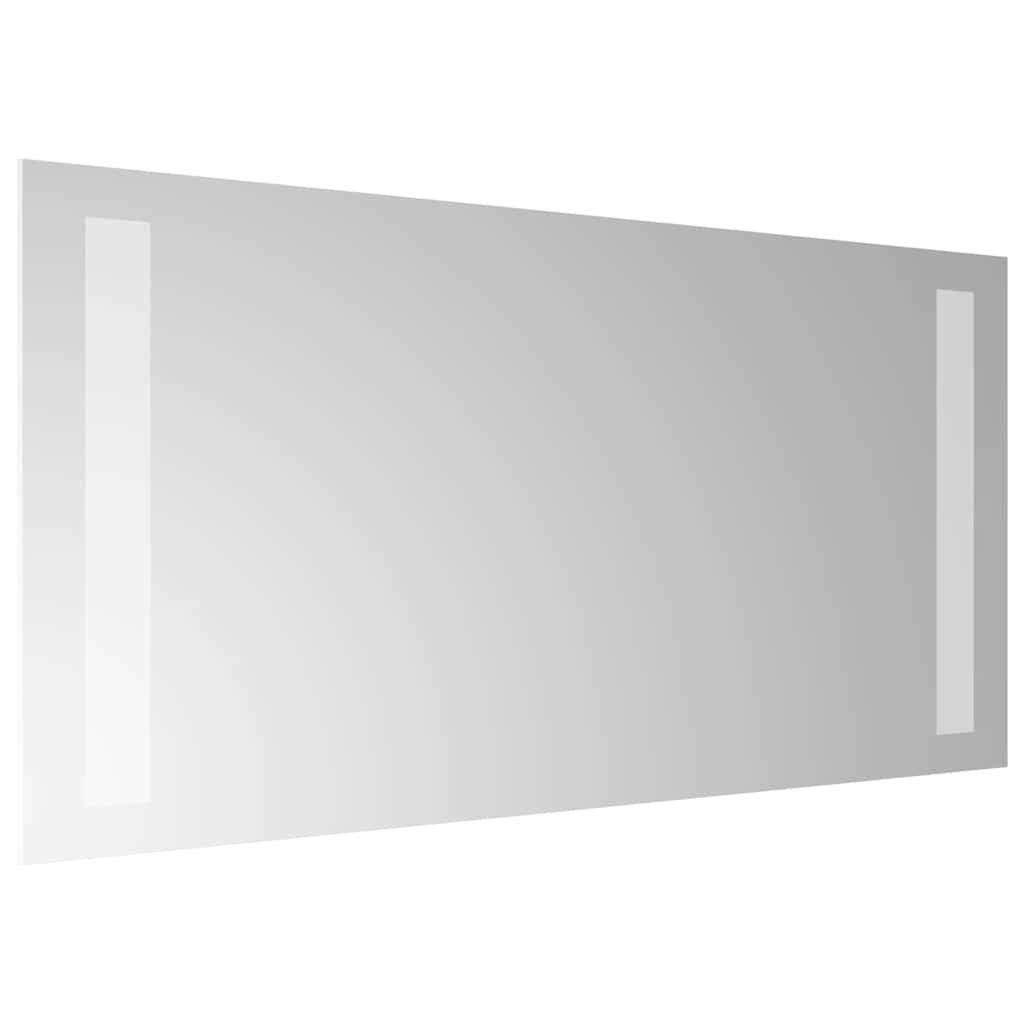 badeværelsesspejl med LED-lys 40x20 cm