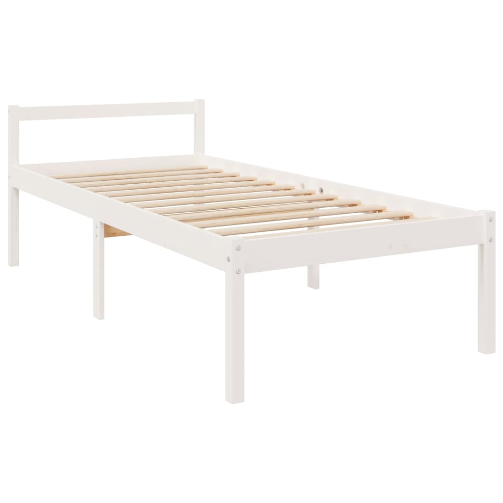 seniorseng 90x190 cm enkeltseng massivt fyrretræ