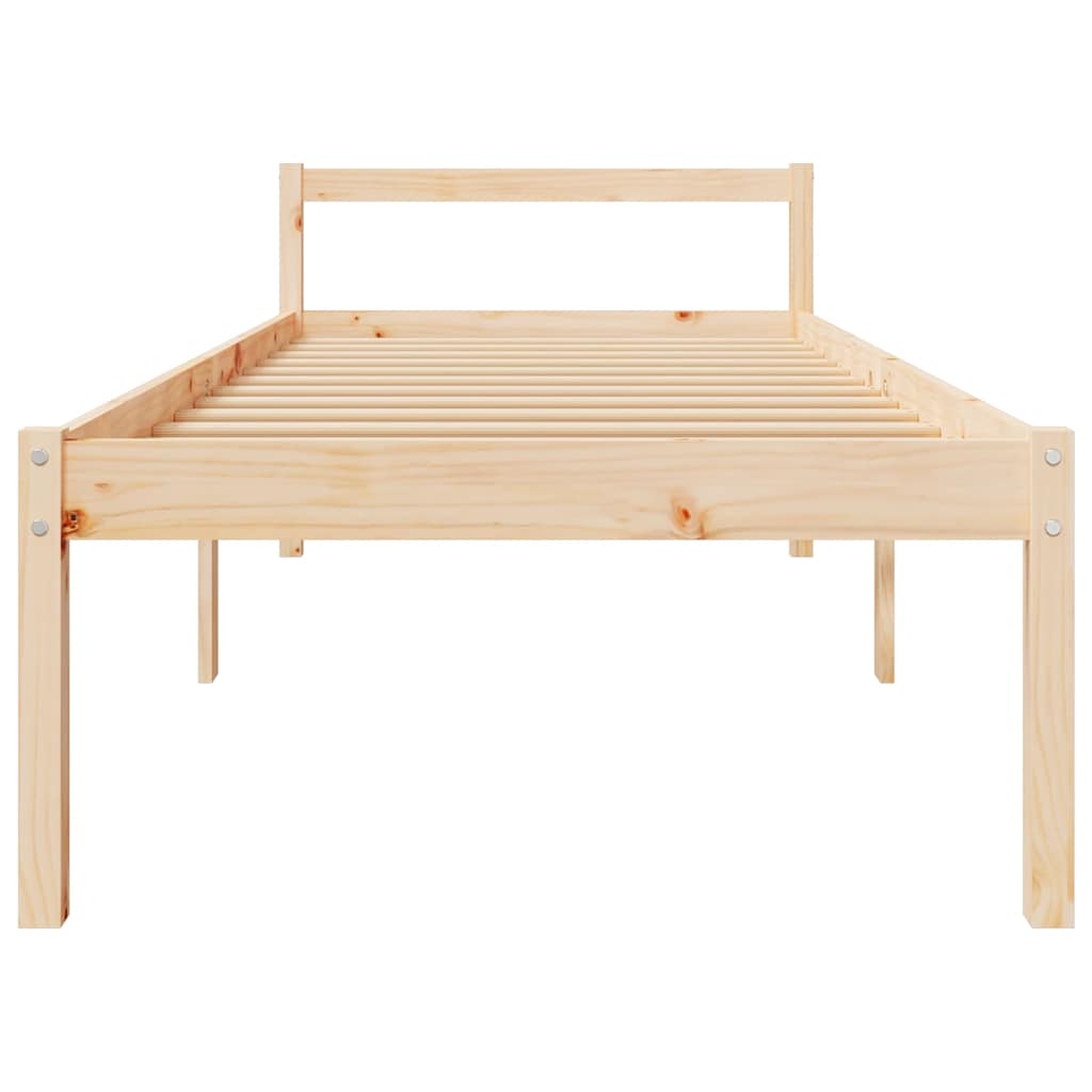 seniorseng 90x200 cm massivt fyrretræ