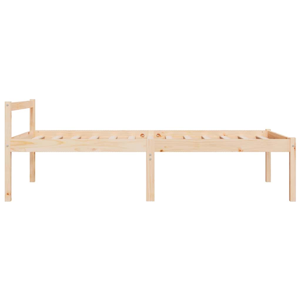 seniorseng 90x200 cm massivt fyrretræ