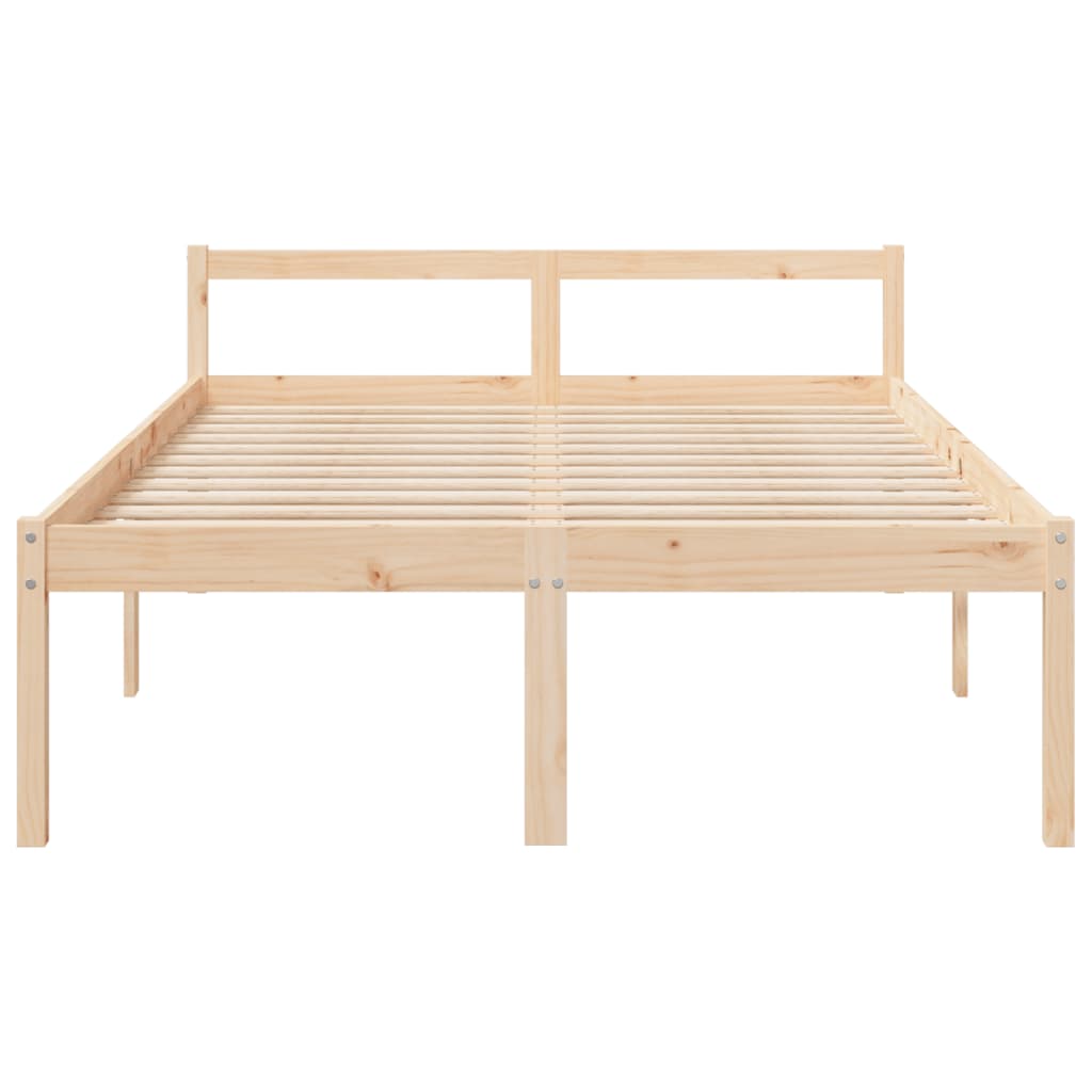 seniorseng 120x200 cm massivt fyrretræ