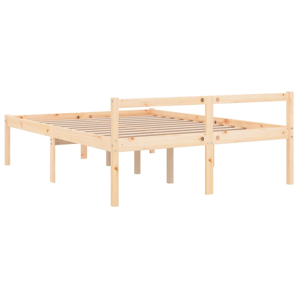 seniorseng 120x200 cm massivt fyrretræ