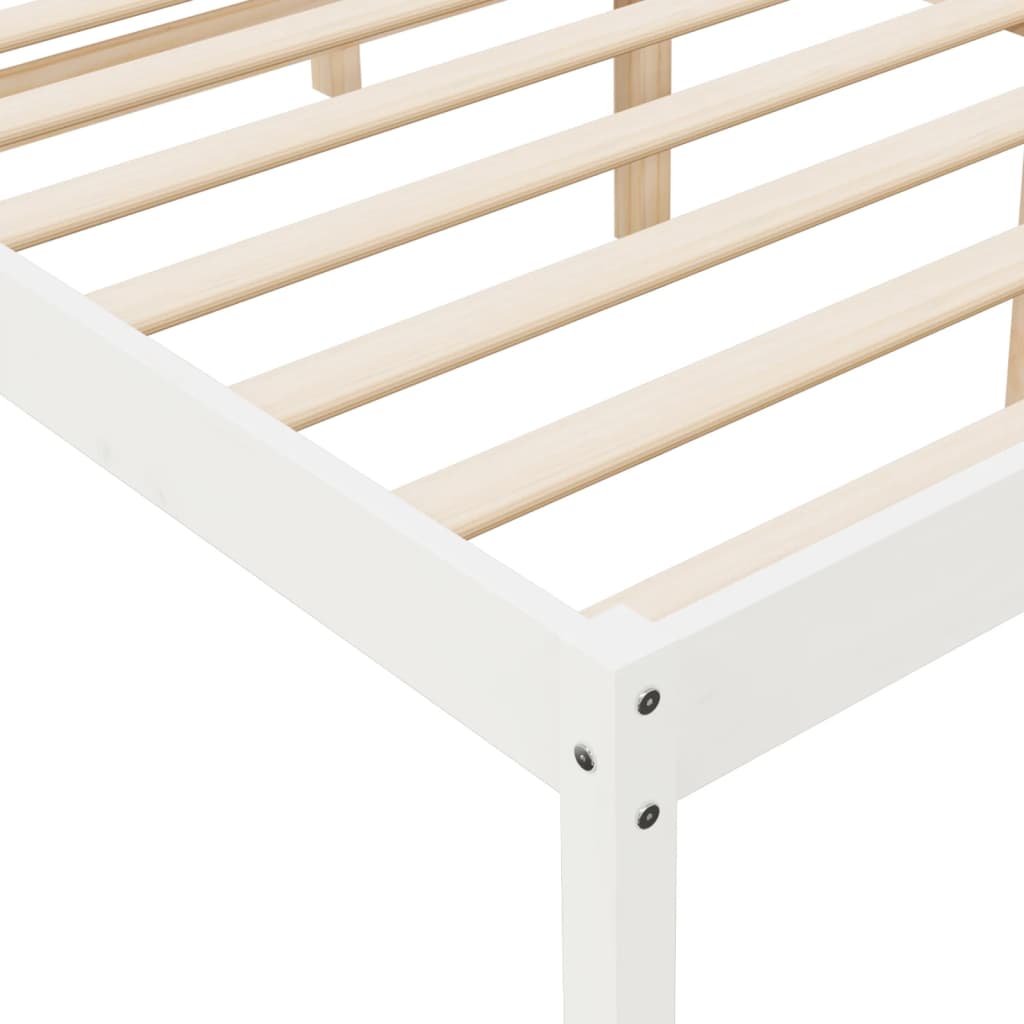 seniorseng 120x200 cm massivt fyrretræ hvid