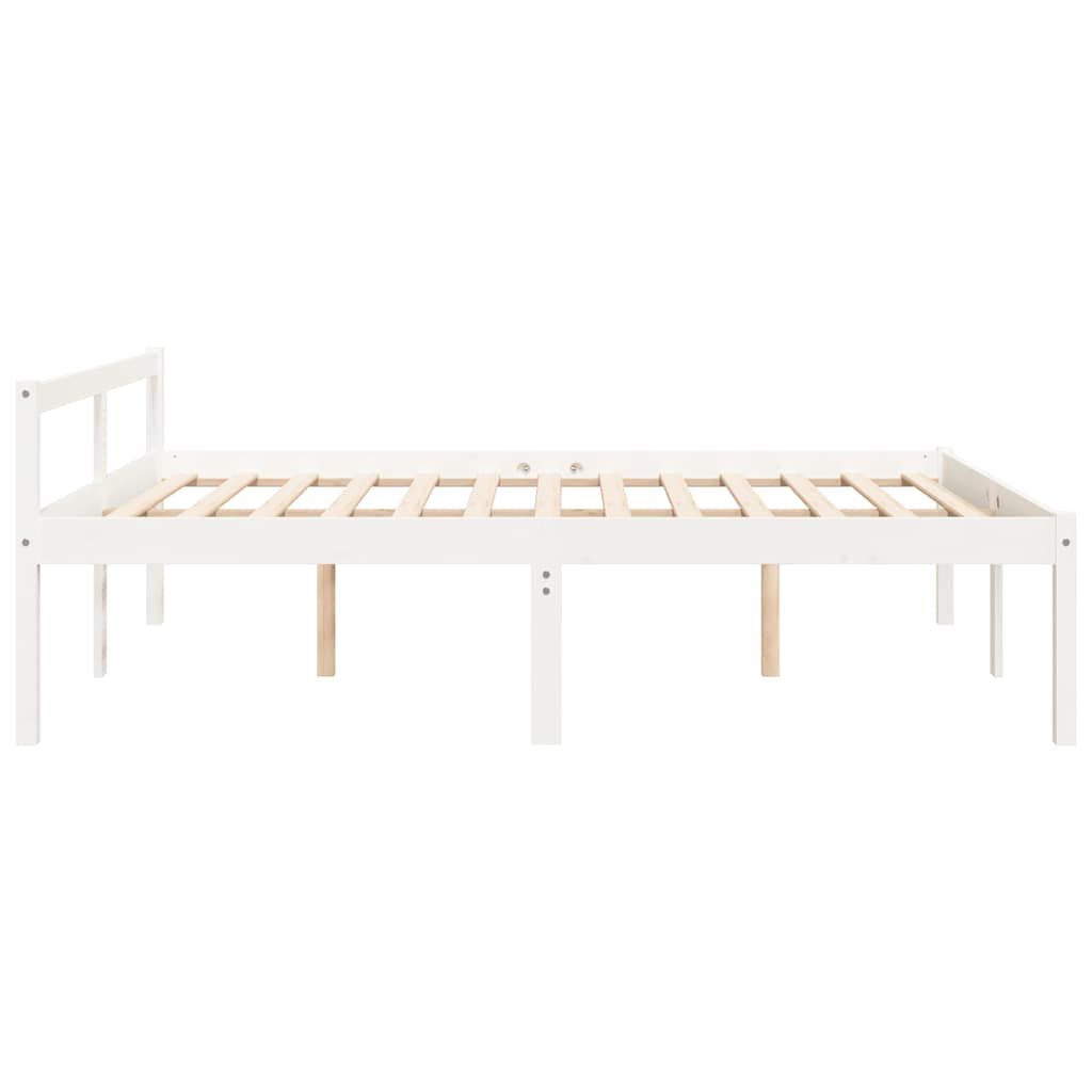 seniorseng 150x200 cm kingsize massivt fyrretræ
